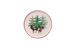 Hermia Juego de Platos de Postre Navideños de Porcelana (6 piezas) Ylbtat3 de Multicolor